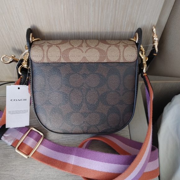 COACH KLEO DISCO SIGNATURE EMBELLISHED C-BODY W/TOP HANDLE; C6917;BNWT;MSRP $450 - Picture 3 of 4